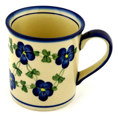 Polish Pottery Mug 10 oz UNIKAT