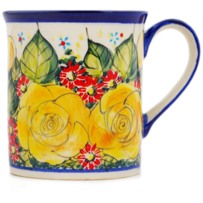 Polish Pottery Mug 10 oz UNIKAT