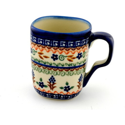 Polish Pottery Mug 10 oz UNIKAT