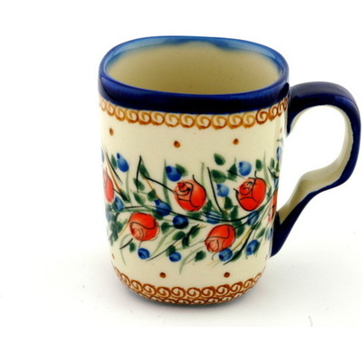 Polish Pottery Mug 10 oz UNIKAT