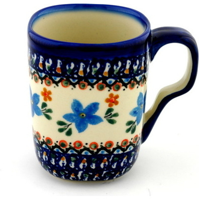 Polish Pottery Mug 10 oz UNIKAT