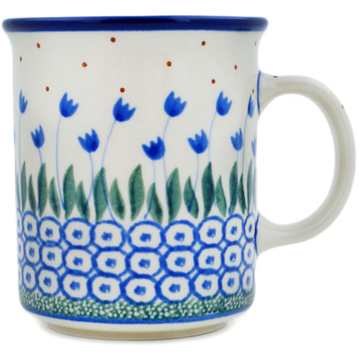 Polish Pottery Mug 10 oz Water Tulip