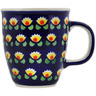 Polish Pottery Mug 10 oz Waterlily