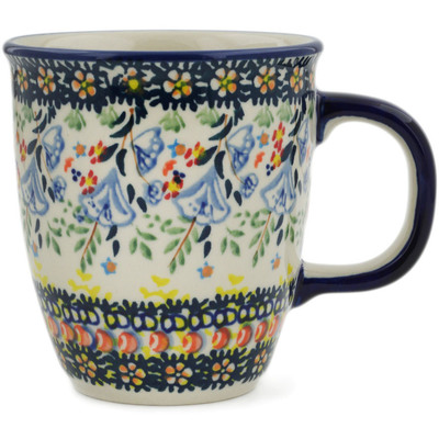 Polish Pottery Mug 10 oz Wildflower Meadow UNIKAT