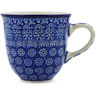 Polish Pottery Mug 10 oz Winter Frost