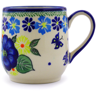 Polish Pottery Mug 11 oz Endless Summer UNIKAT