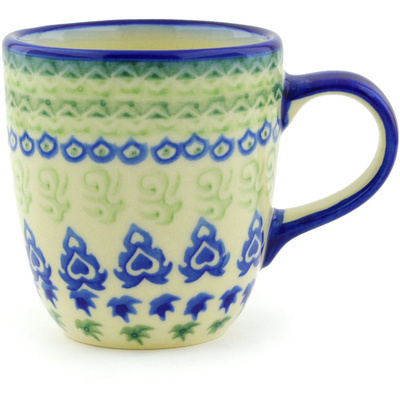 Polish Pottery Mug 11 oz Folk Art