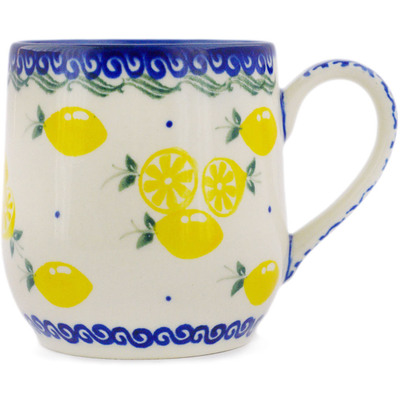 Polish Pottery Mug 11 oz Main Squeeze