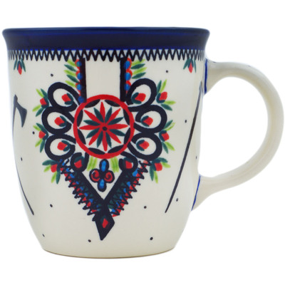 Polish Pottery Mug 11 oz Parzenica UNIKAT