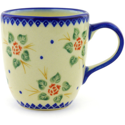 Polish Pottery Mug 11 oz Simple Christmas