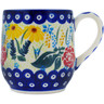 Polish Pottery Mug 11 oz Summer&#039;s Garden UNIKAT