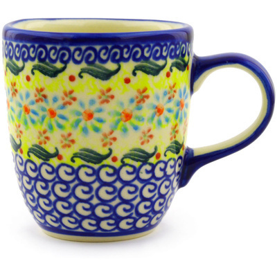 Polish Pottery Mug 11 oz Sunshine Blooms