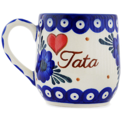 Polish Pottery Mug 11 oz Tata