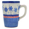 Polish Pottery Mug 11 oz Winter Sights UNIKAT