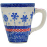 Polish Pottery Mug 11 oz Winter Sights UNIKAT