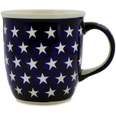 Polish Pottery Mug 12 oz America The Beautiful