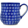 Polish Pottery Mug 12 oz Azul Garden