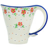 Polish Pottery Mug 12 oz Blushing Blooms