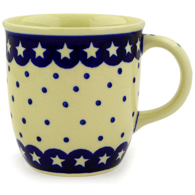 Polish Pottery Mug 12 oz Celestial Dreams