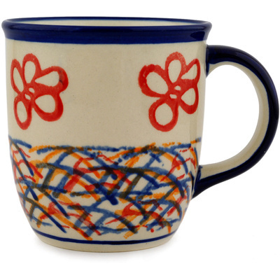 Polish Pottery Mug 12 oz Childs Play