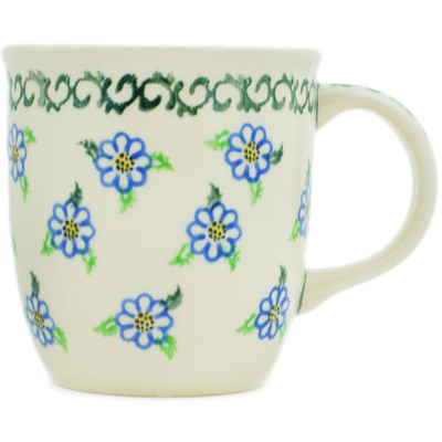 Polish Pottery Mug 12 oz Classic Daisy