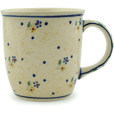 Polish Pottery Mug 12 oz Country Meadow