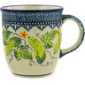 Polish Pottery Mug 12 oz Cucumber Patch