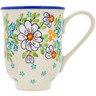 Polish Pottery Mug 12 oz Delicate UNIKAT