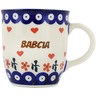 Polish Pottery Mug 12 oz