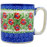 Polish Pottery Mug 12 oz Midsummer Bloom