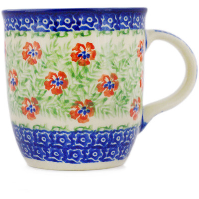 Polish Pottery Mug 12 oz Midsummer Bloom