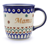 Polish Pottery Mug 12 oz Mom-mama