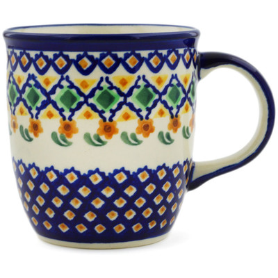 Polish Pottery Mug 12 oz Octoberfest