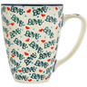 Polish Pottery Mug 12 oz One Love