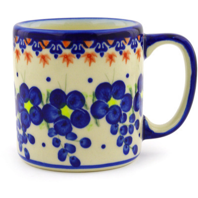 Polish Pottery Mug 12 oz Passion Poppy