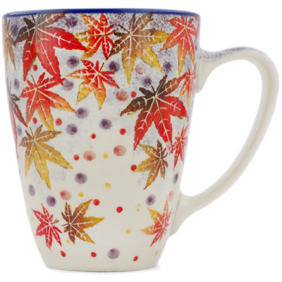 Polish Pottery Mug 12 oz Perfect Autumn UNIKAT