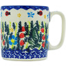 Polish Pottery Mug 12 oz Spring  Garden Berries UNIKAT