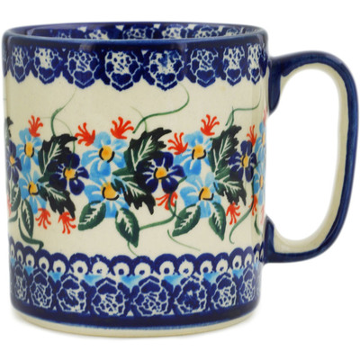 Polish Pottery Mug 12 oz Spring Wonderland UNIKAT