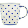 Polish Pottery Mug 12 oz Star Dazed