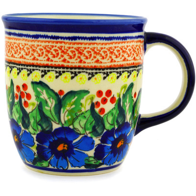 Polish Pottery Mug 12 oz Summer Splendor UNIKAT