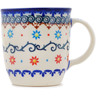 Polish Pottery Mug 12 oz Sunflower Dance
