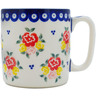 Polish Pottery Mug 12 oz Sunny Side Blooms
