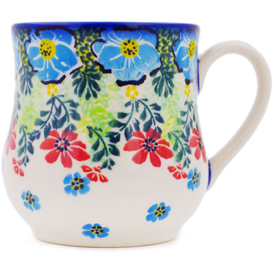 Polish Pottery Mug 12 oz Tunnel Vision UNIKAT