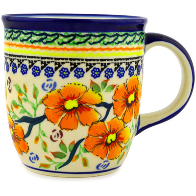 Polish Pottery Mug 12 oz UNIKAT