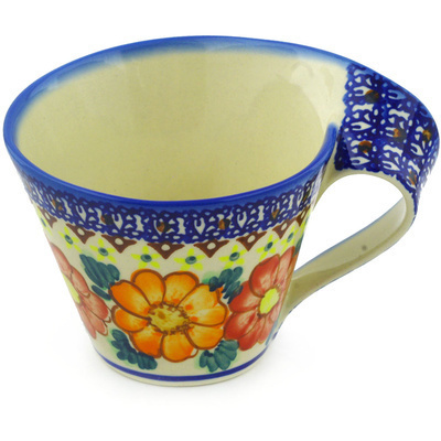 Polish Pottery Mug 12 oz UNIKAT