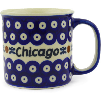 Polish Pottery Mug 12 oz UNIKAT