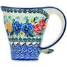 Polish Pottery Mug 12 oz Vibrant Bouquet UNIKAT