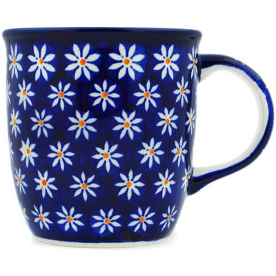 Polish Pottery Mug 12 oz Water Daisy