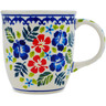 Polish Pottery Mug 12 oz Wildflower Dreamscape