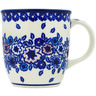 Polish Pottery Mug 12 oz Winter&#039;s Thaw